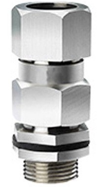 BRASS CABLE GLAND DOUBLE COMPRESSOR DIAMOND