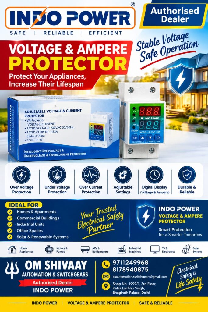 ADJUSTABLE AMERE & VOLT PROTECTOR