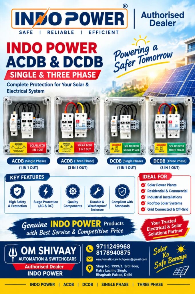 ACDB & DCDB FOR SOLAR